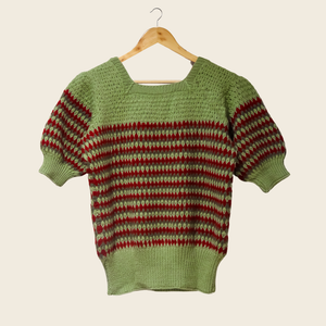 Nagi Woolen Pullover – Serene, Handknitted Comfort for Women - Mojopanda Organic Store