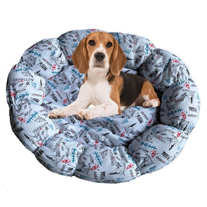 Dog Bed | Round Shap | Pet Bedding - Mojopanda Organic Store