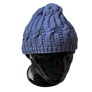 Wool Cap| Unisex | 100% Wool | Wild Blue - Mojopanda Organic Store