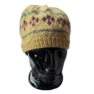 Women Cap | 100% Wool | Multi Color - Mojopanda Organic Store