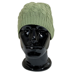 Wool Cap | Unisex | 100% Wool | Leafy Green - Mojopanda Organic Store