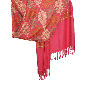 Radish Odhni Embroidered | Stoles & Shawls | 100% Wool | For Women - Mojopanda Organic Store