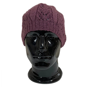 Wool Cap | Unisex | 100% Wool |Purple - Mojopanda Organic Store