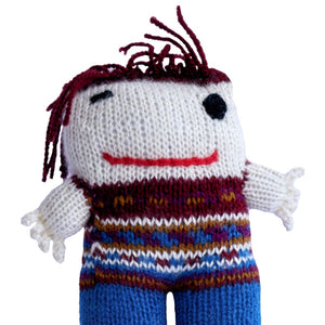 Knitted Punk Toy :-The Hand Knitted Stuffed/Plush/Soft Toy | 100% Organic | Health-pro - Mojopanda Organic Store