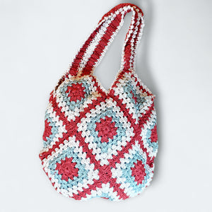 Cotton Crochet Bag – Multi-Cooler - Eco-Friendly & Stylish - Mojopanda Organic Store