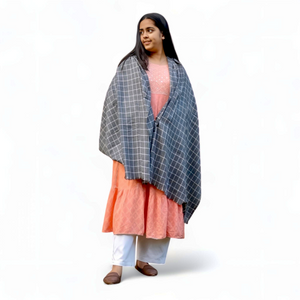 Scottish Checkered Scarf/Muffler | 100% Premium Wool - Mojopanda Organic Store