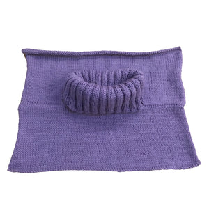 Neck Warmers & Mufflers | Purple Haze | 100% Organic Wool | For Men & Women - Mojopanda Organic Store