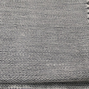 Cotton Bed Throw | Black , Grey & White