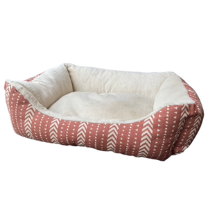 Blush Haven Velvet Lounger Chic Comfort for Your Pet - Mojopanda Organic Store