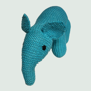 Elephant Amigurumi Doll Hand Knitted Stuffed/Plush/Soft Toy - Front View