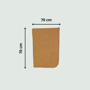 Tan Knitted AC Blanket/Quilt for Baby | 100% Organic Cotton - Mojopanda Organic Store