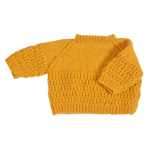 Organic Wool | Pullover | Day Lily - 0-1 Month - Mojopanda Organic Store