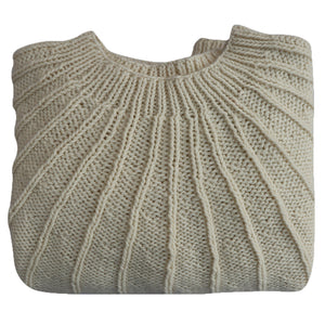 Organic Wool | Pullover | Ivory - Mojopanda Organic Store