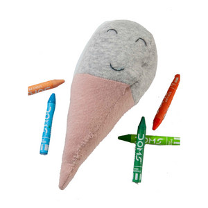 Ice Cream Multicolor Knitted Stuffed/Plush/Soft Toy | 100% Premium Cotton - Mojopanda Organic Store