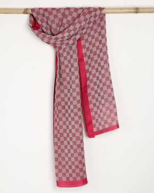 Multicolored Check Stole | 100% Wool - Mojopanda Organic Store