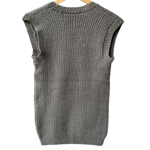 Pullover V Neck Half Sleeve - Ultimate Grey | For Men | 100% Organic Wool - Mojopanda Organic Store