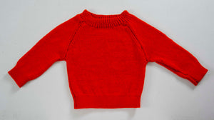 Organic Wool | Pullover | Grenadier | Size- 5 Years - Mojopanda Organic Store