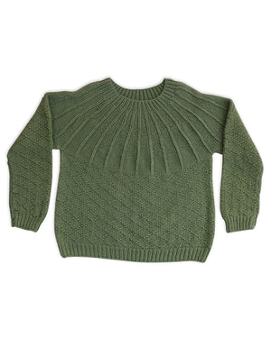 Organic Wool | Pullover - Mint - Mojopanda Organic Store