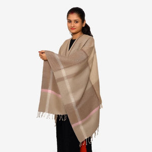 Wool Silk Poncho / Shawls | For Women - Mojopanda Organic Store