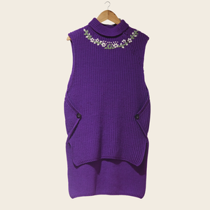 Sakura Woolen Dress – Feminine, Versatile, Handknitted Style - Mojopanda Organic  Store