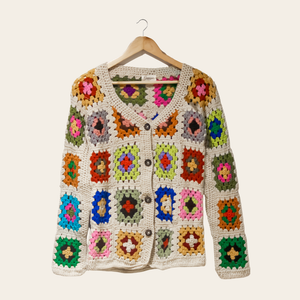 Nanami Woolen Cardigan – Elegant, Sophisticated, Handknitted - Mojopanda Organic  Store