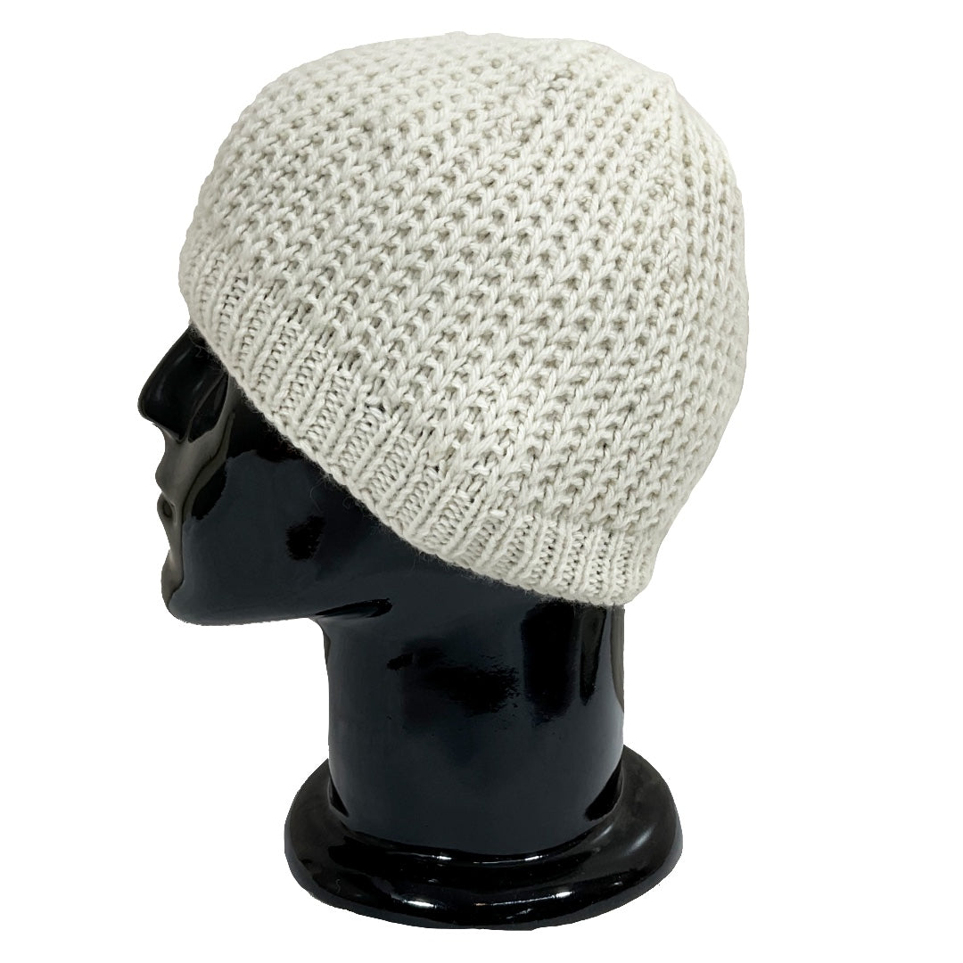 Wool Cap | Unisex | 100% Wool |Ivory - Mojopanda Organic  Store
