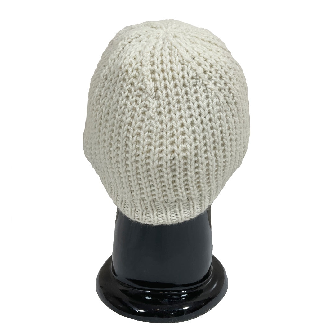 Wool Cap | Unisex | 100% Wool |Ivory - Mojopanda Organic  Store