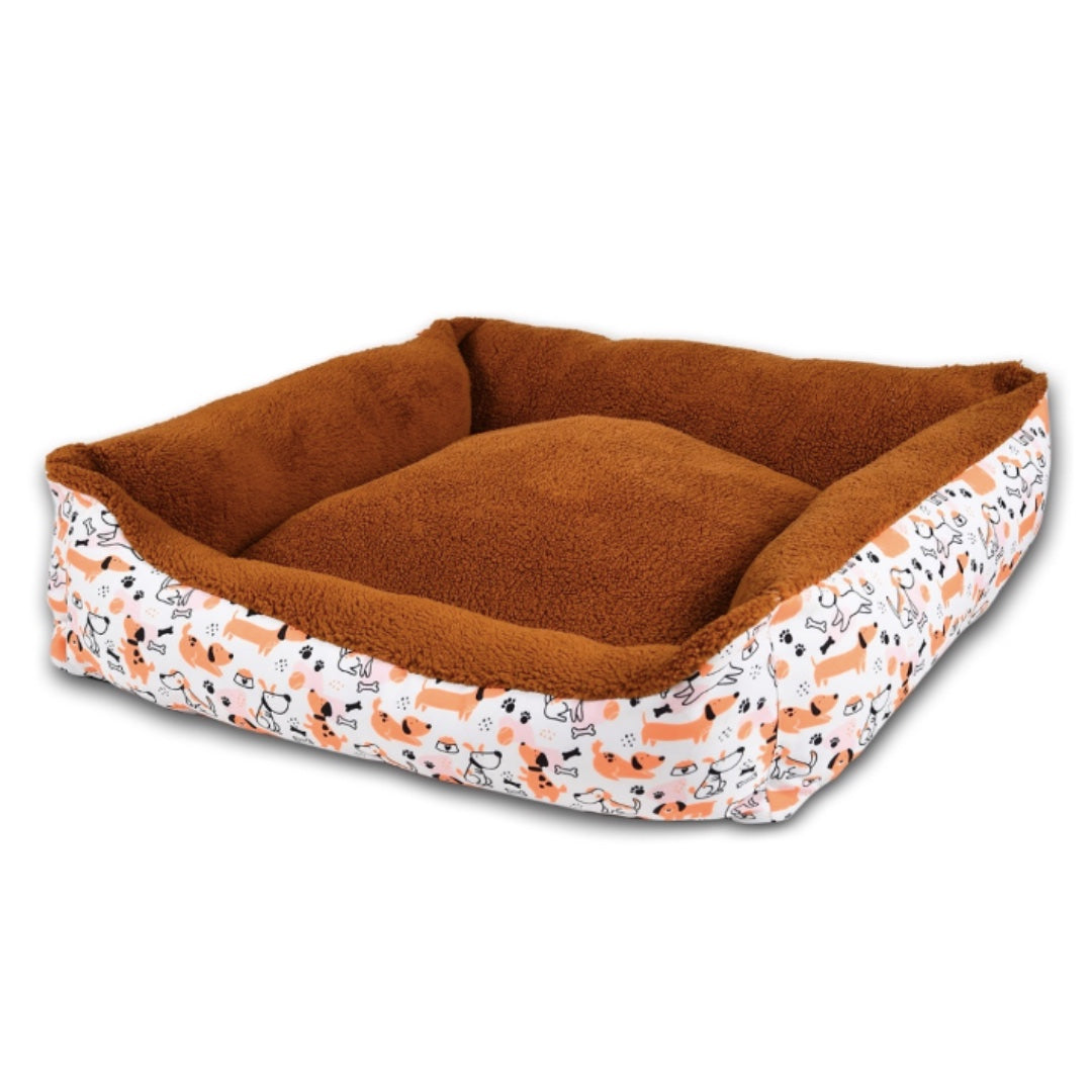 EcoSnuggle Luxe Pet Bed – Where Comfort Meets Conscious LivingDog Bed | With Super Soft Fur fabric inside | Pet Bedding - Mojopanda Organic  Store