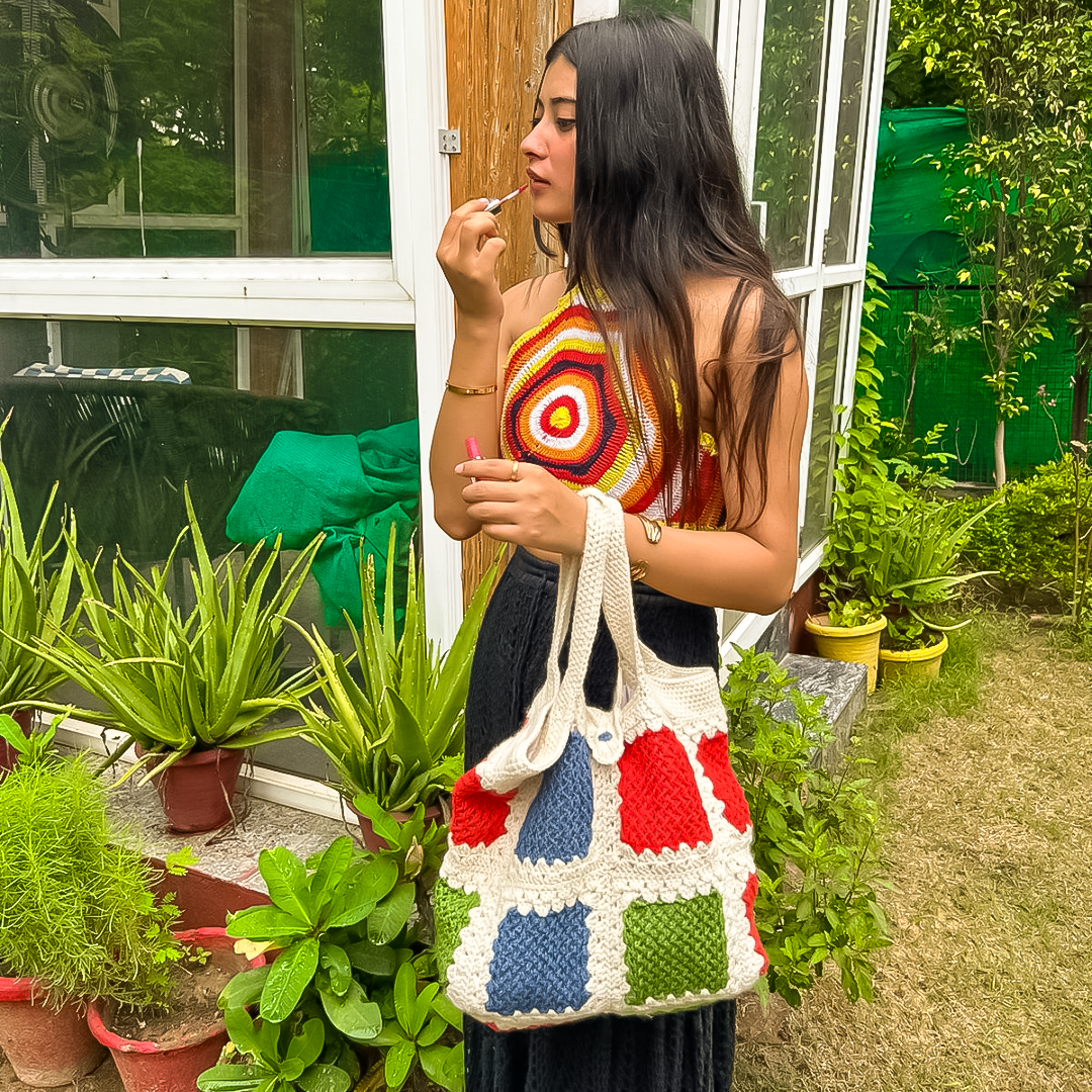 Calla Top - Handknitted Ecofriendly Crochet Top for Women | Timeless & Minimal - Mojopanda Organic  Store