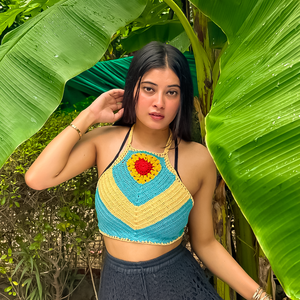 Ailsa Top – Handknitted Eco-Friendly Crochet Top for Women | Timeless Design - Mojopanda Organic  Store