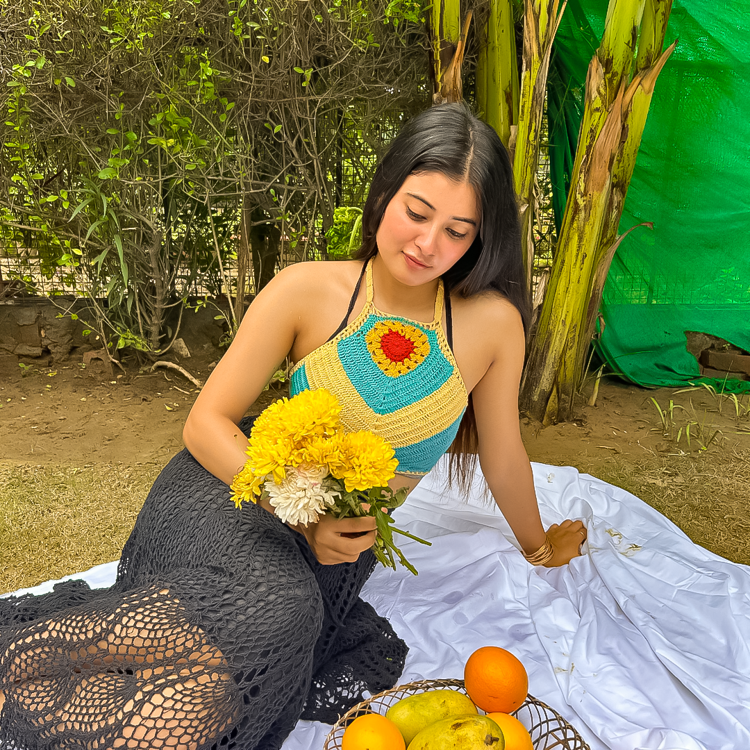 Morvan Crochet Skirt – Handcrafted, Eco-Friendly Summer Elegance for Women - Mojopanda Organic  Store