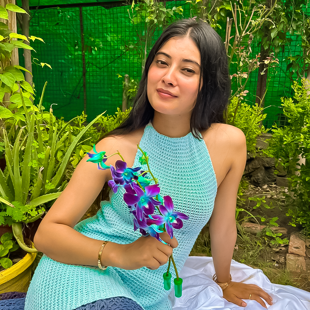 Lorna Crochet Top – Eco-Friendly Handknitted Summer Essential for Women - Mojopanda Organic  Store