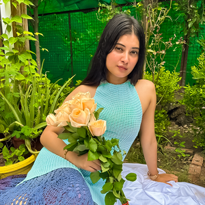 Lorna Crochet Top – Eco-Friendly Handknitted Summer Essential for Women - Mojopanda Organic  Store