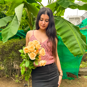 Lila Crochet Top – Eco-Friendly Handknitted Summer Essential for Women - Mojopanda Organic  Store