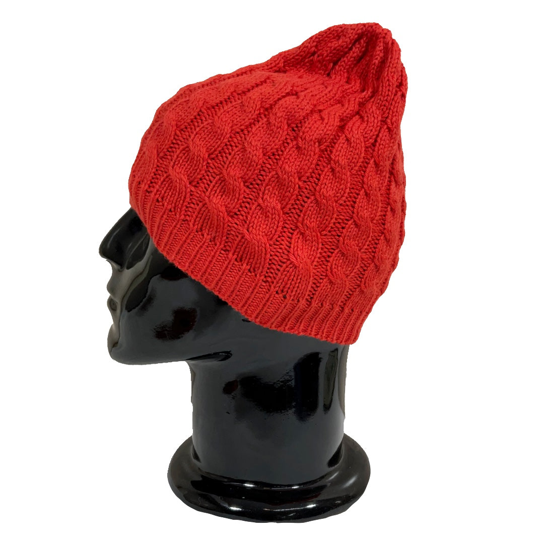 Wool Cap | Unisex | 100% Wool | Red Alert - Mojopanda Organic  Store