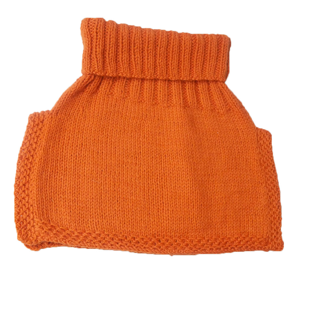 Neck Warmers & Mufflers | Tomato Cream | 100% Organic Wool | For Women - Mojopanda Organic  Store
