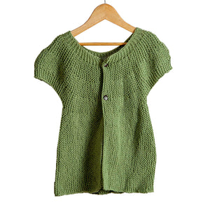 Frock Olive Green, Mustard Yellow & Classic Rose  | For Baby Girl | 100% Organic Wool | Size-3 Years - Mojopanda Organic  Store
