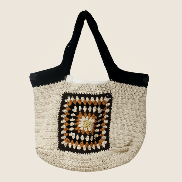 Ivy Handknitted Tote Bag – Eco-Friendly, Minimal, Classic Summer Bag