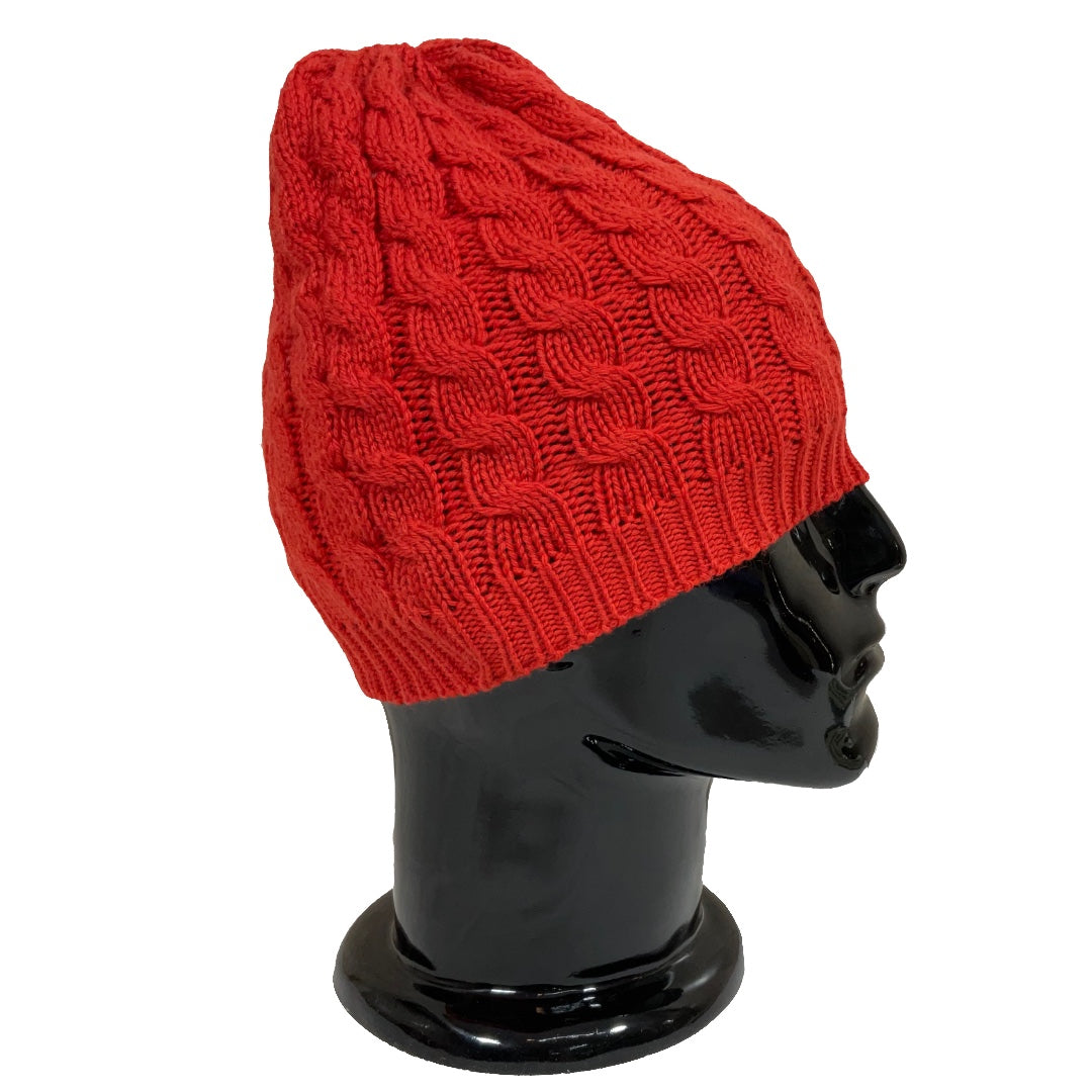 Wool Cap | Unisex | 100% Wool | Red Alert - Mojopanda Organic  Store
