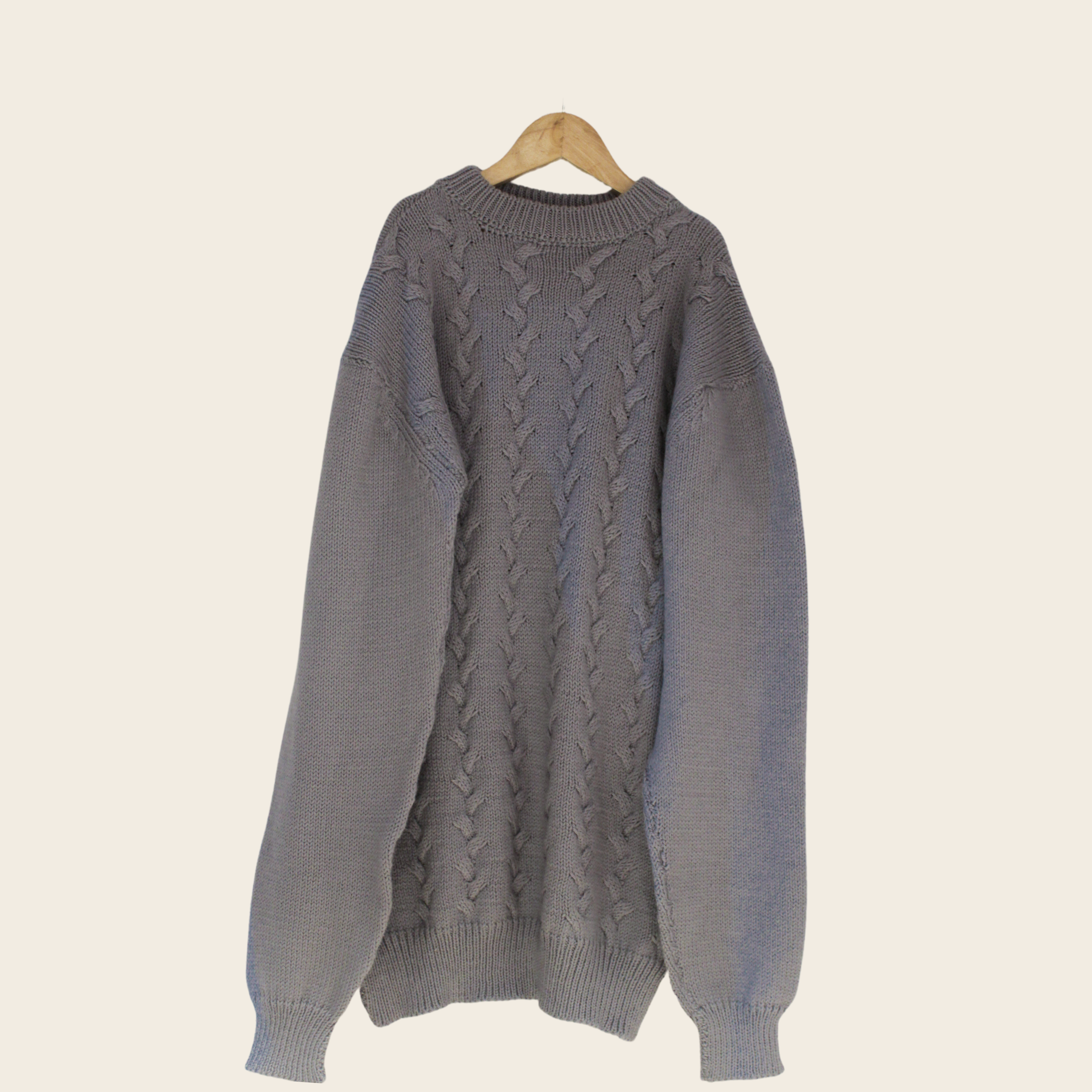Jisoo Pullover for Men – Eco-Friendly Handknitted Minimalist Sweater - Mojopanda Organic  Store