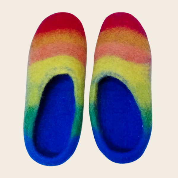 Niji Sora Slippers – Authentic Wool, Natural Comfort & Chic Style