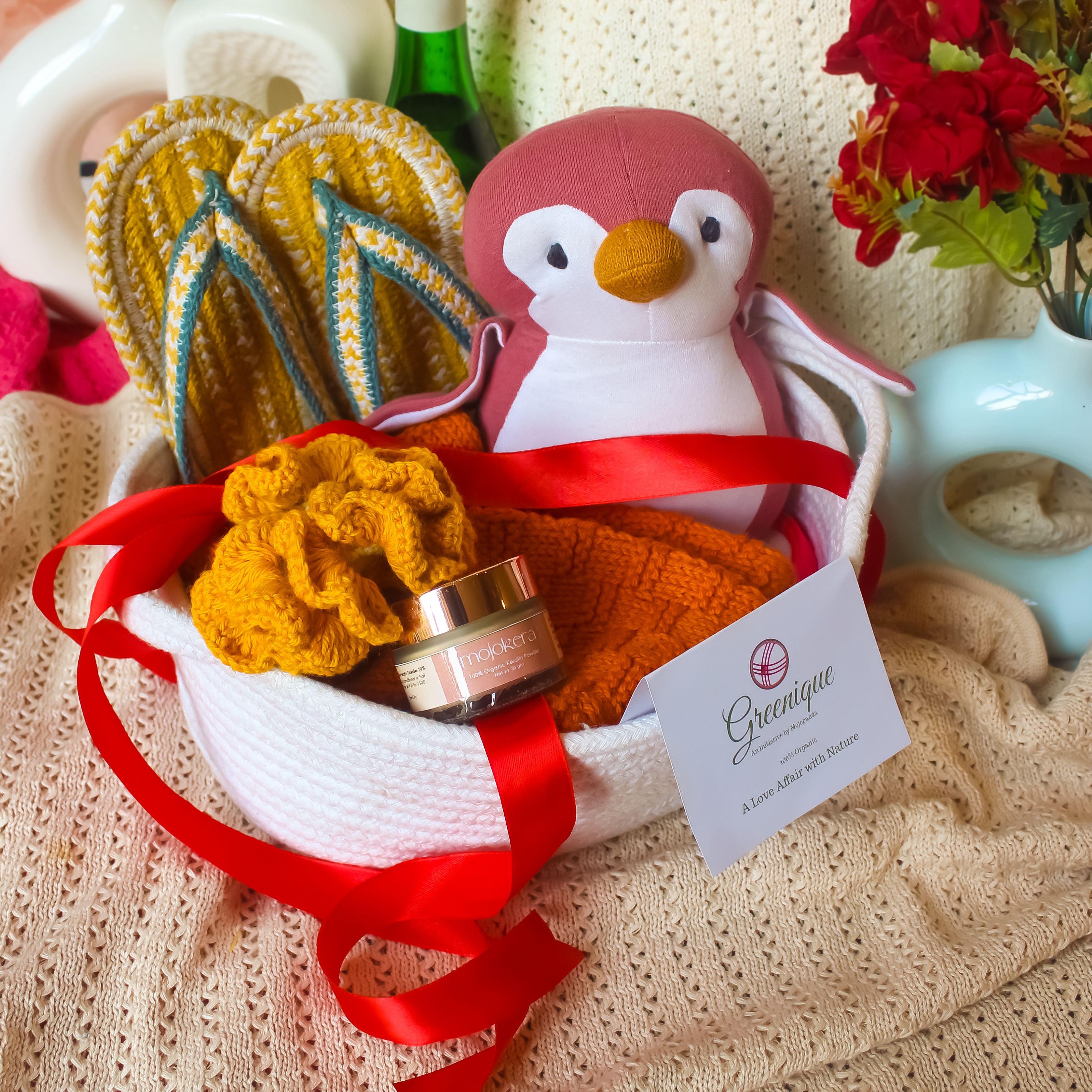 Mojopanda Love Nest – Cozy Handmade Valentine’s Gift Basket - Mojopanda Organic  Store