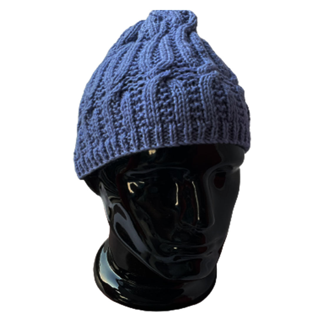 Wool Cap| Unisex | 100% Wool | Wild Blue - Mojopanda Organic  Store