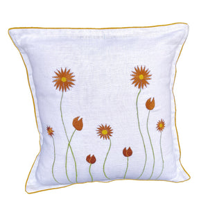 Cushion Cover With Embroidery | 100% hemp fabric - Mojopanda Organic  Store