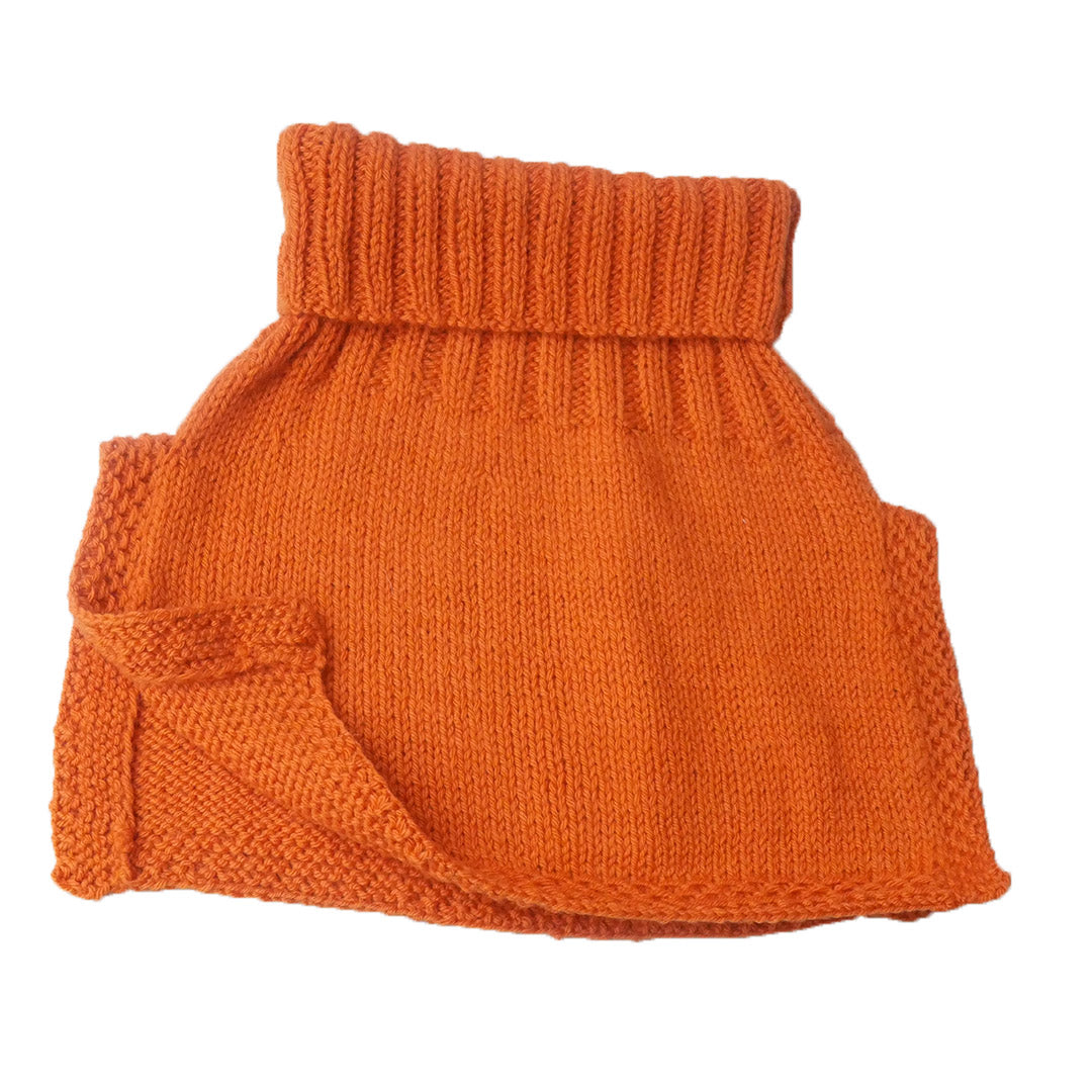 Neck Warmers & Mufflers | Tomato Cream | 100% Organic Wool | For Women - Mojopanda Organic  Store