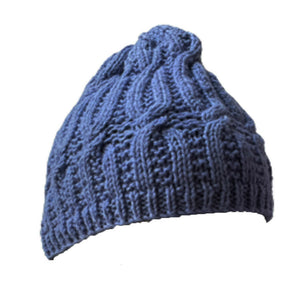 Wool Cap| Unisex | 100% Wool | Wild Blue - Mojopanda Organic  Store
