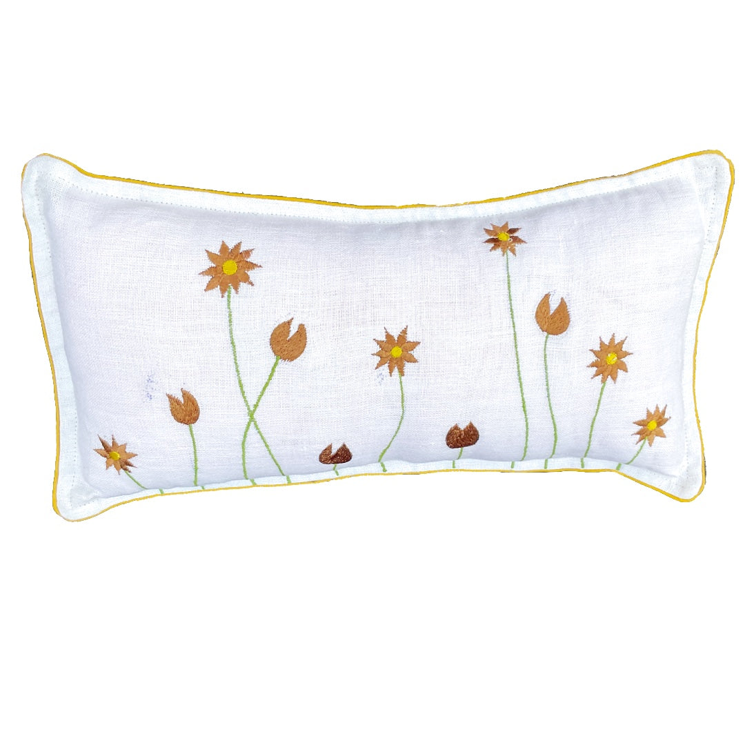 Cushion Cover With Embroidery | 100% hemp fabric - Mojopanda Organic  Store
