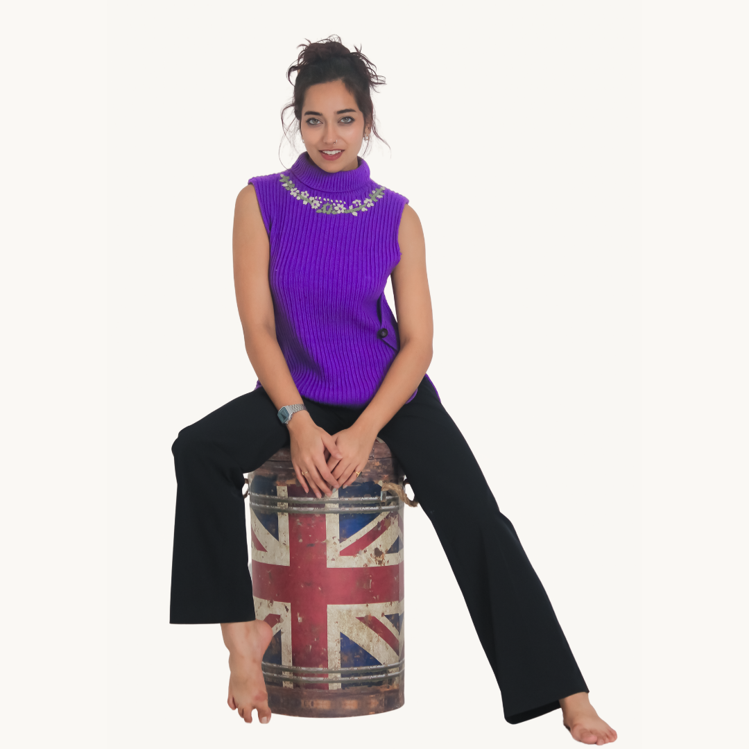 Sakura Woolen Dress – Feminine, Versatile, Handknitted Style - Mojopanda Organic  Store