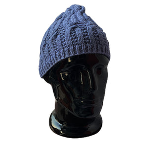 Wool Cap| Unisex | 100% Wool | Wild Blue - Mojopanda Organic  Store