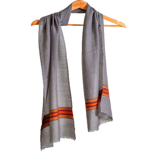 Woolen Mufflers |Beige & Multi | 35x200CM | - Mojopanda Organic  Store